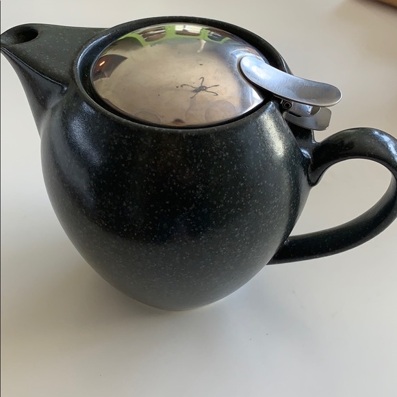 Vintage Bee House Teapot Grey speckled mint - Picture 2 of 4